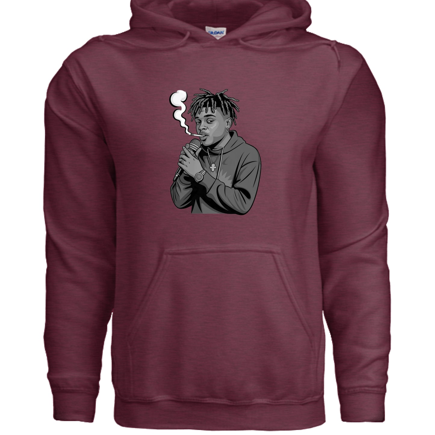 Heather Sport Dark Maroon - FRONT