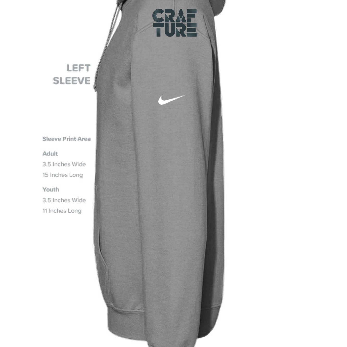 Dark Grey Hthr - SLEEVE_LEFT