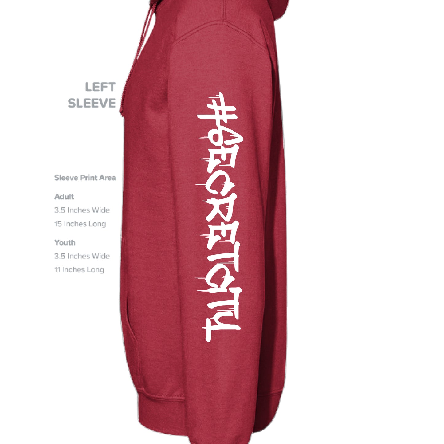 Athletic Crimson - SLEEVE_LEFT