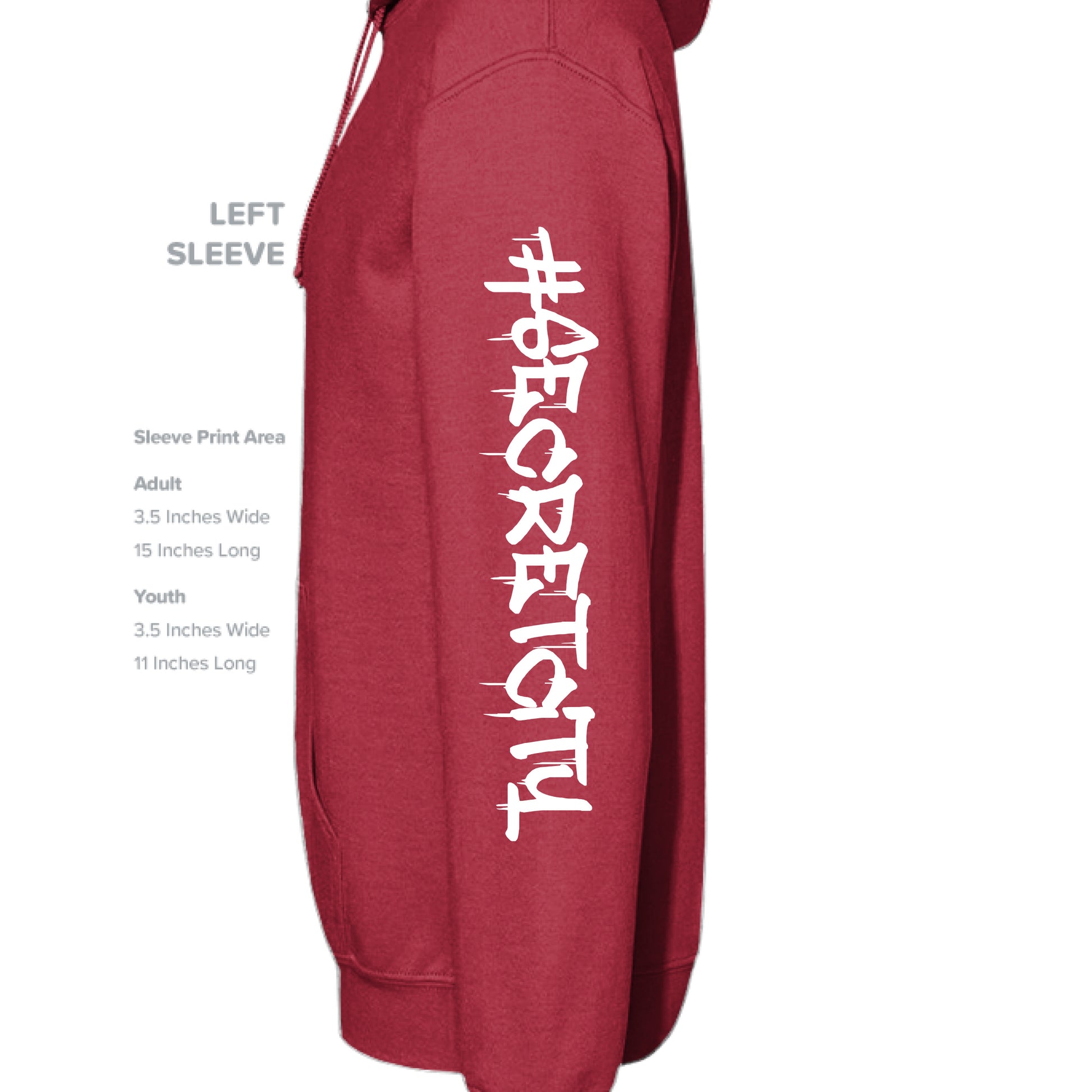 Athletic Crimson - SLEEVE_LEFT
