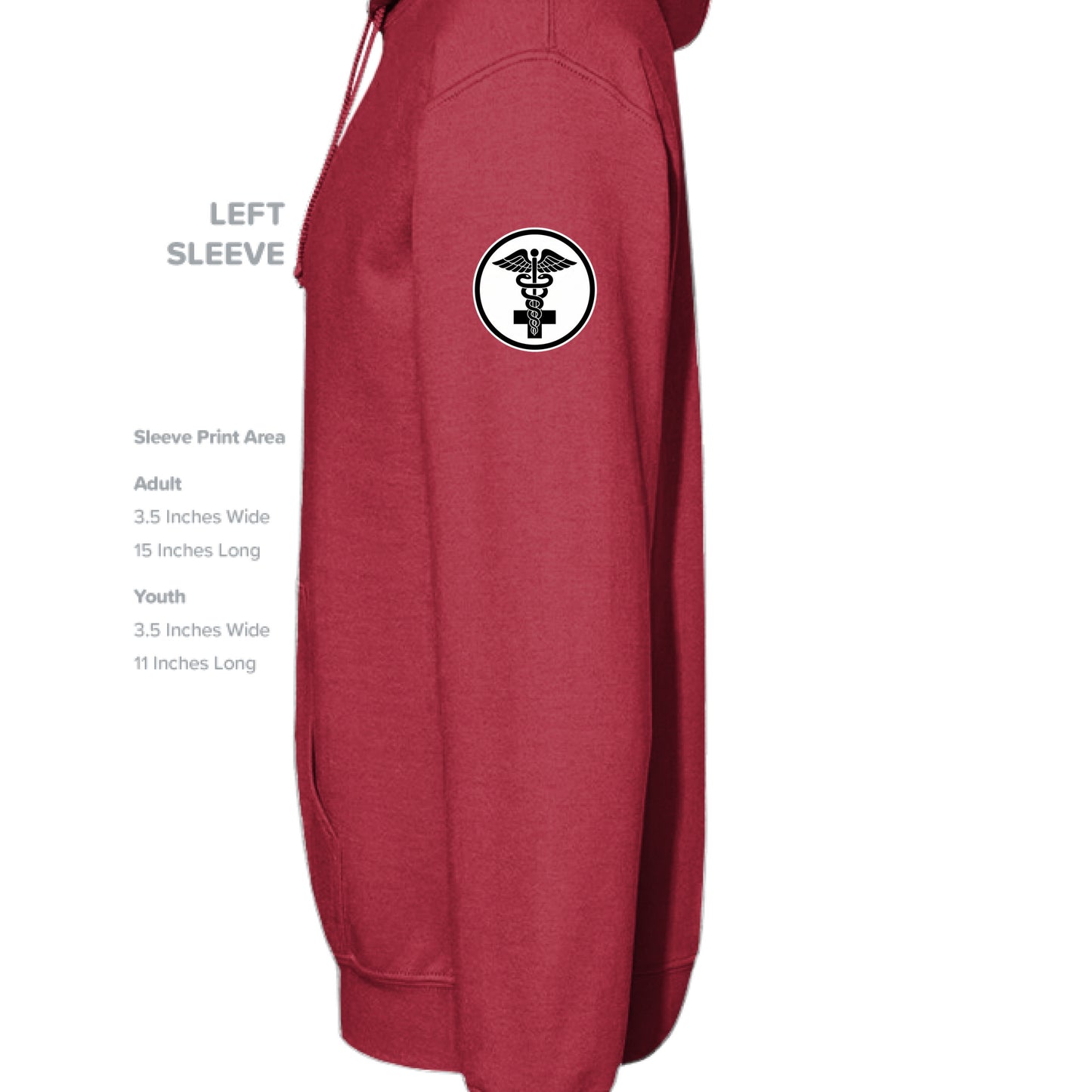 Athletic Crimson - SLEEVE_LEFT